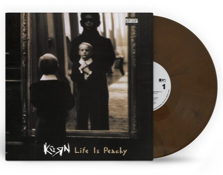 Korn - Life Is Peachy【30 週年紀念版｜Vinyl Voice 限定｜木紋色彩膠｜限量版】（黑膠唱片 LP） 封面