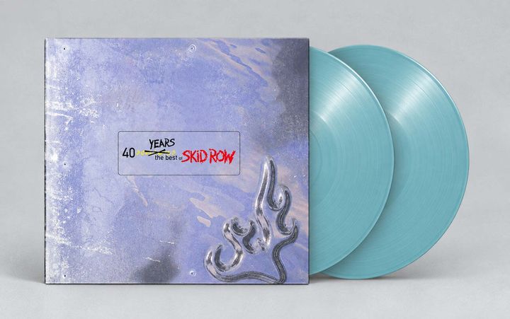 Skid Row - 40 Seasons: The Best of Skid Row【半透明藍彩膠】（黑膠唱片 2LP） 封面