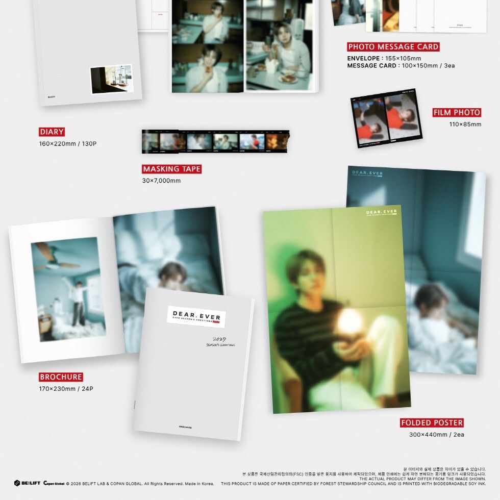 EVAN - 2027 SEASON'S GREETINGS【DEAR. EVER】（年曆） 內頁 3