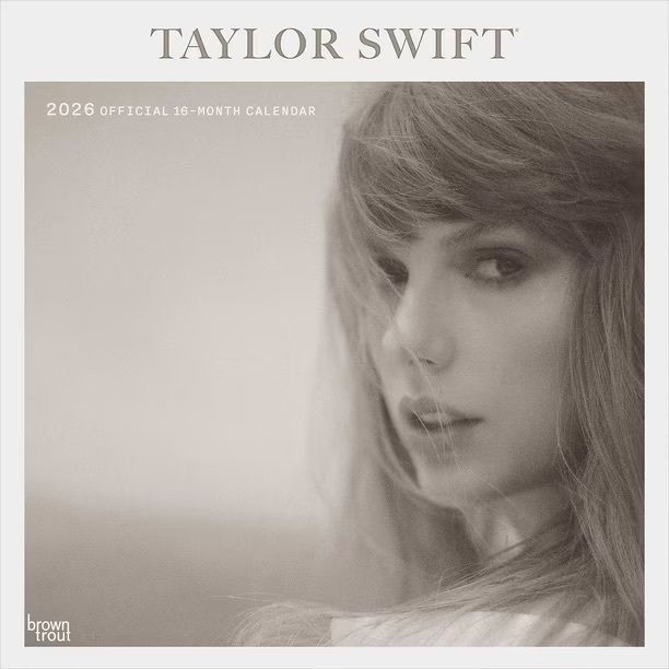 泰勒絲 Taylor Swift 【2026 年行事曆｜年曆】 (官方周邊) 封面