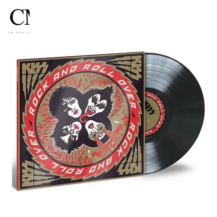 接吻合唱團 KISS - Rock and Roll Over【Eddie Kramer 2026 新混音】（黑膠唱片 LP） 封面