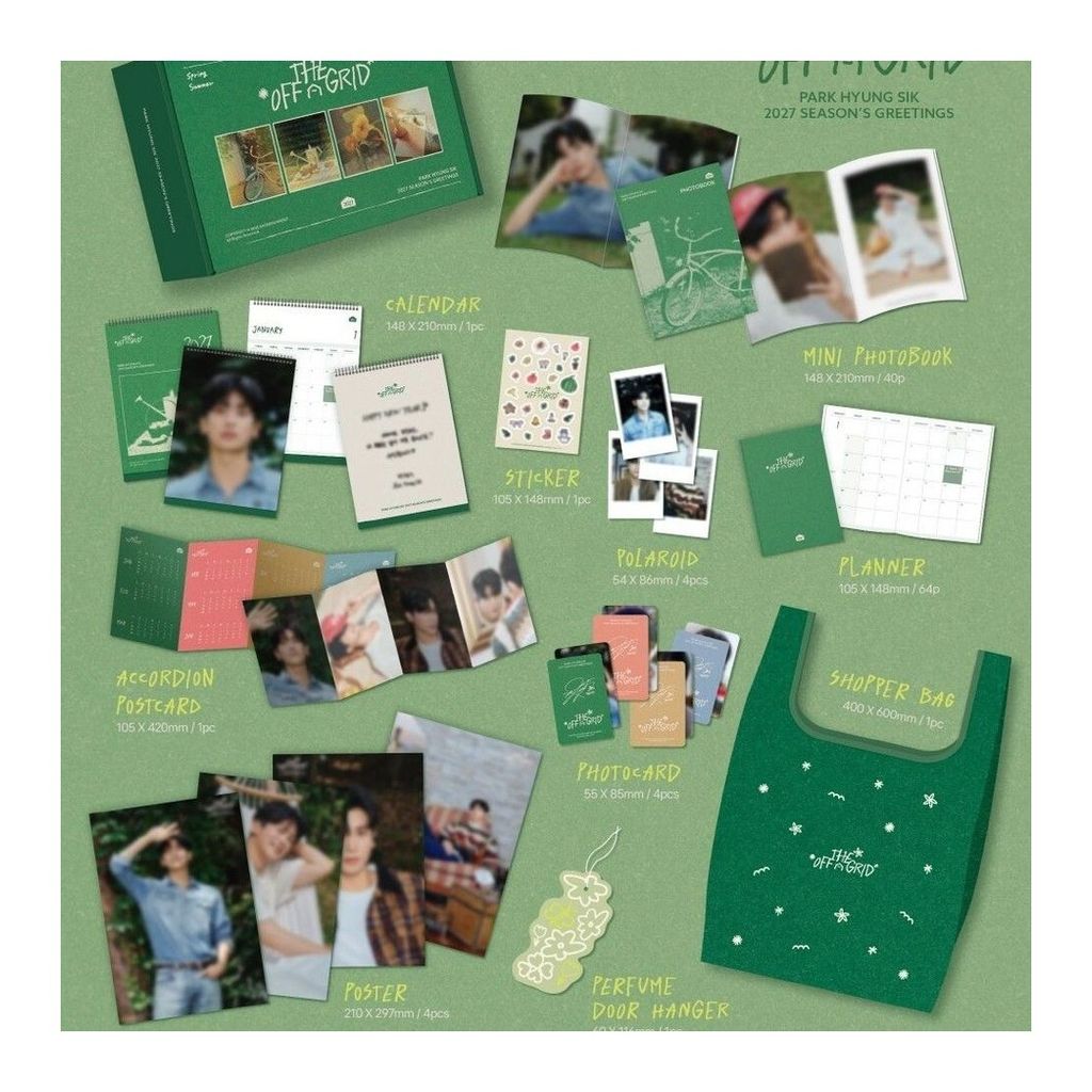朴炯植 PARK HYUNG SIK - 2027 SEASON'S GREETINGS【OFF THE GRID】（年曆） 內頁 1