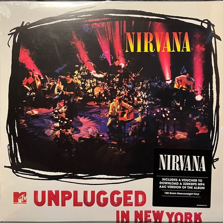 超脫樂團 Nirvana- Unplugged In New York（黑膠唱片 2LP） 封面