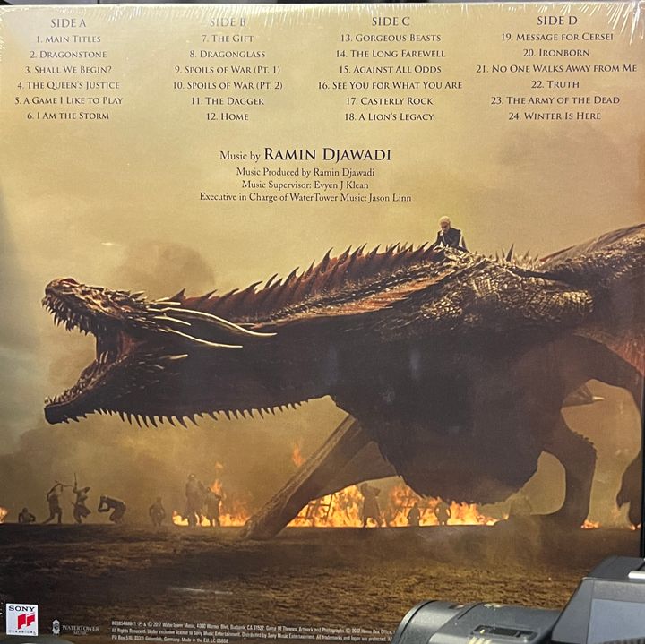 權力遊戲 Game of Thrones 第七季 原生帶（黑膠唱片 LP） 內頁 1