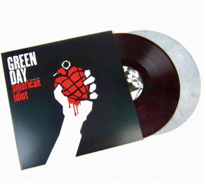 Green Day- American Idiot 限量版 （灰膠+黑紅膠｜黑膠唱片） 封面