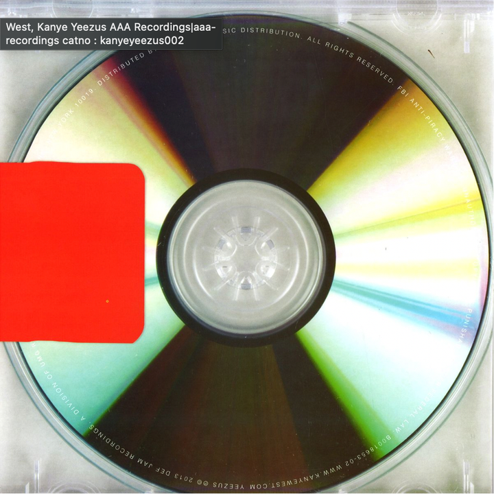 Kanye west 肯爺- Yeezus (超稀有｜大理石彩膠｜黑膠唱片 LP) 封面