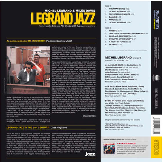 [LP] Michel Legrand- Legrand Jazz (彩膠) 內頁 1