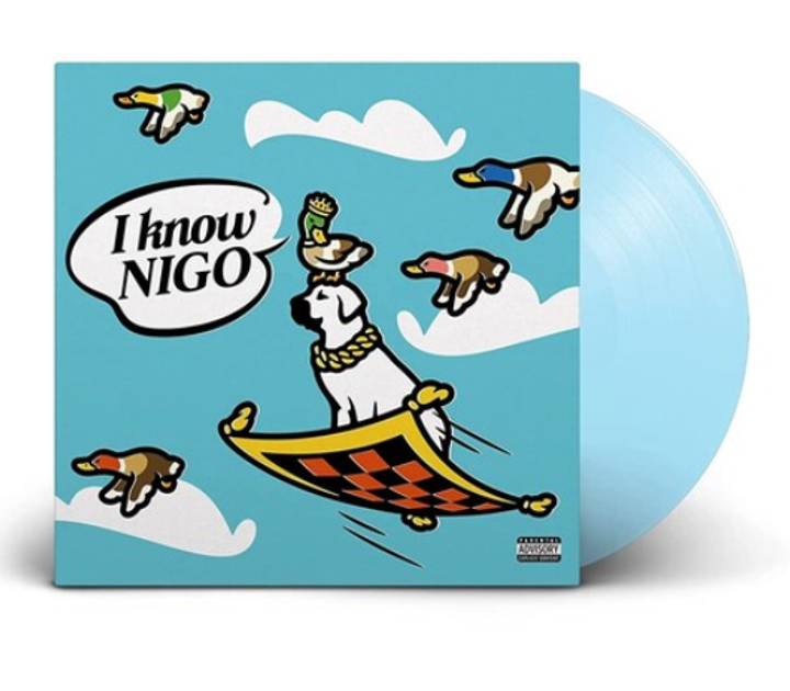 Nigo - I Know NIGO 【寶寶藍色彩膠】（黑膠唱片 LP） 封面