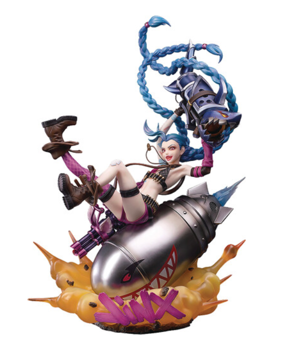 英雄聯盟 『吉茵珂絲』Myethos - League Of Legends Jinx 1/7 PVC Figure 封面