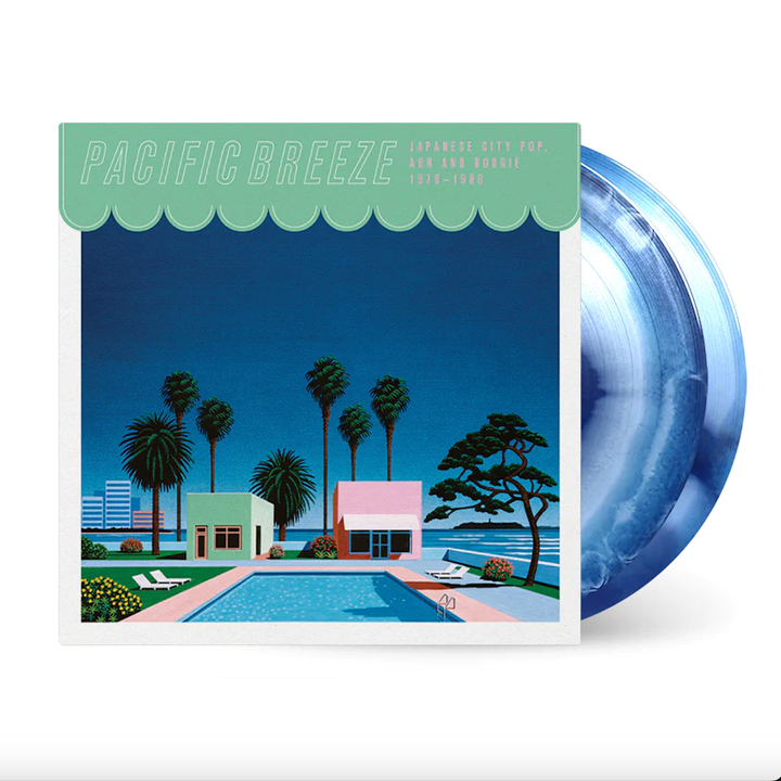 Pacific Breeze: Japanese City Pop 1 （黑/藍/粉 LP） 封面