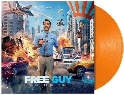 脫稿玩家 Free Guy（透明橘膠｜黑膠唱片 LP） 封面