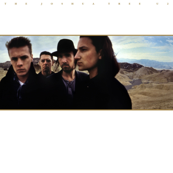 U2- The Joshua Tree（黑膠唱片 2LP） 封面