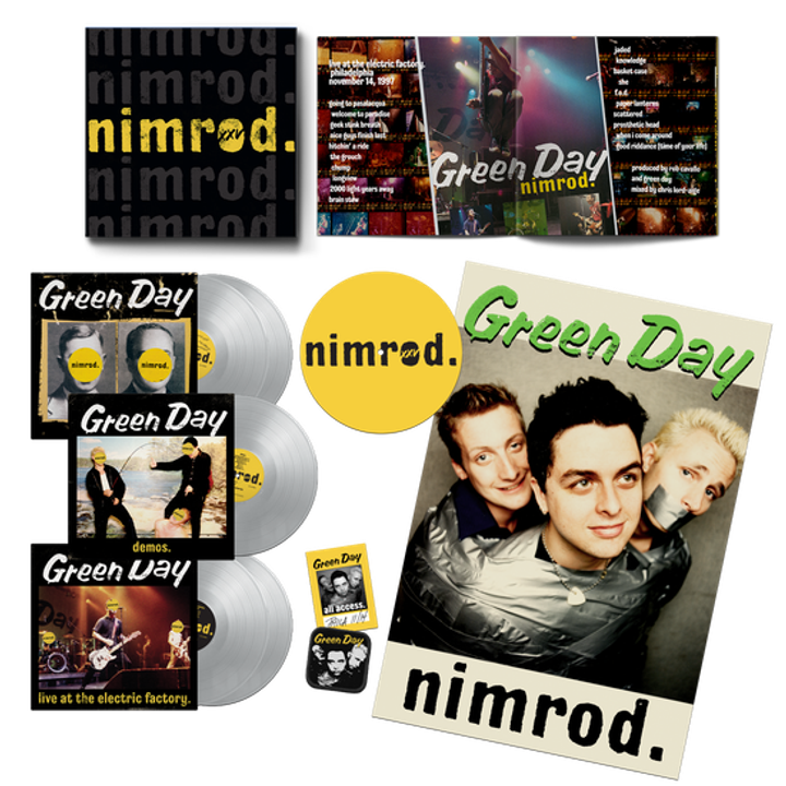 [LP] Indie獨家版 Green Day 25 週年精裝 Nimrod 盒裝（限量彩膠） 封面