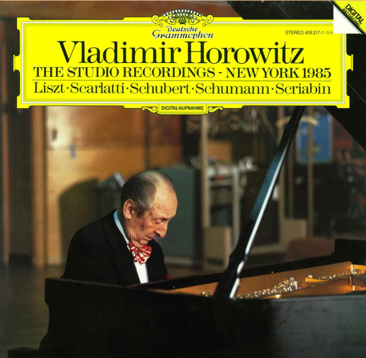 [LP] Vladimir Horowitz- Studio Recordings New York 1985（20世紀最知名鋼琴家） 封面