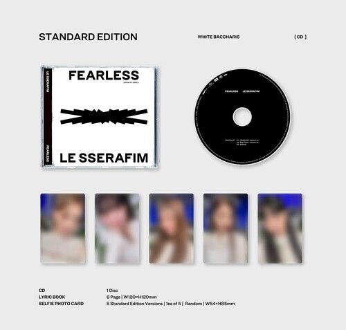 LE SSERAFIM - Fearless 日版（一般版｜CD） 封面