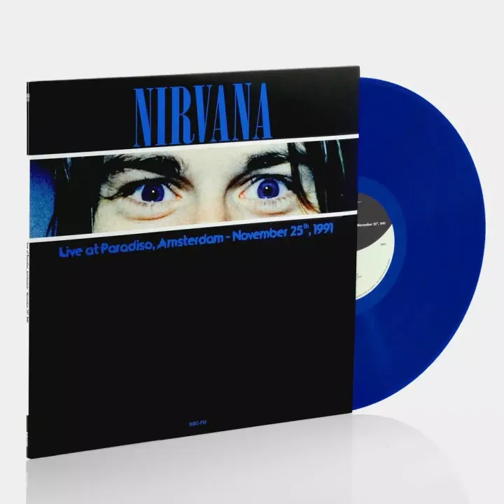 超脫樂團 Nirvana- Live At Paradiso. Amsterdam November 25. 1991（藍色彩膠） 封面