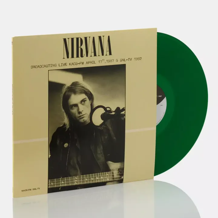 超脫樂團 Nirvana- Broadcasting Live Kaos-Fm April 17Th 1987 & Snl-Tv 1992 (綠色彩膠) 封面