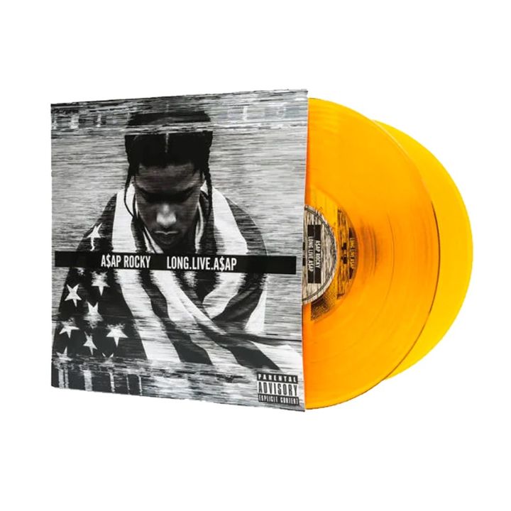 A$AP Rocky- Long.live.a$ap （橘黃色彩膠｜黑膠唱片） 封面
