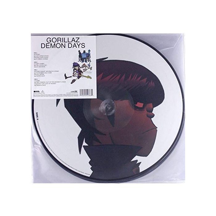 街頭霸王 Gorillaz- Demon Days (2LP｜圖片彩膠｜黑膠唱片) 封面