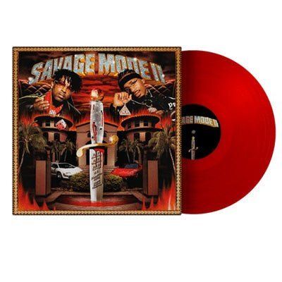 21 Savage & Metro Boomin- Savage Mode II （140克 限量版紅膠｜黑膠唱片 LP） 封面