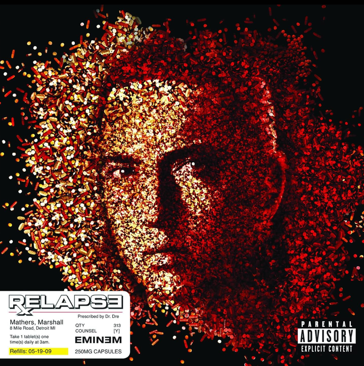 阿姆 Eminem- Relapse （黑膠唱片 LP） 封面