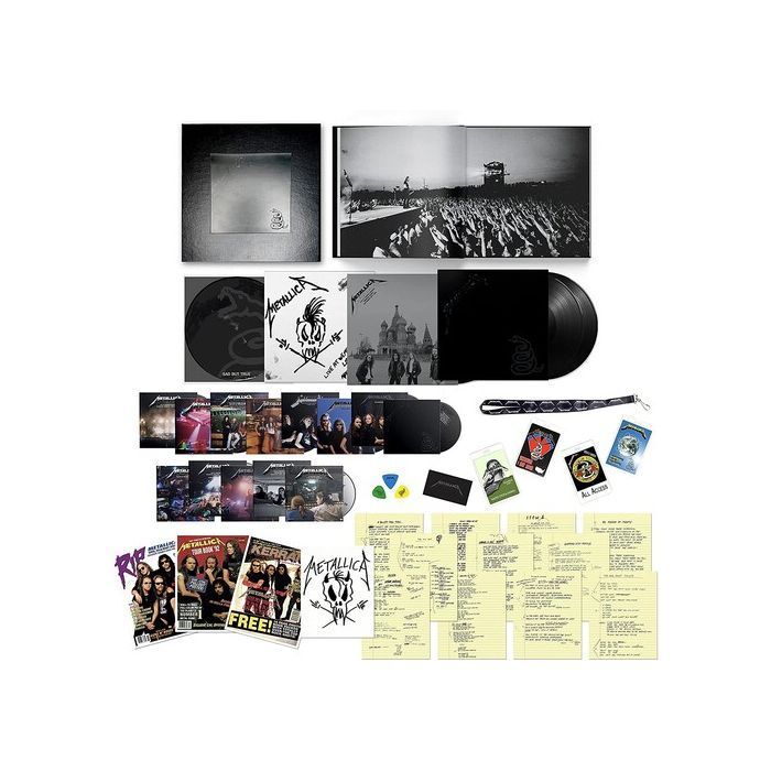 Metallica- The Black Album （盒裝精裝版｜黑膠唱片 LP/CD）(5LP/14CD/6DVD) 封面