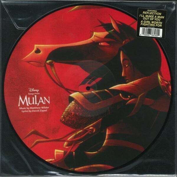 花木蘭 Mulan 迪士尼 Disney 原聲帶 （圖片彩膠｜限量版｜黑膠唱片 LP） 封面