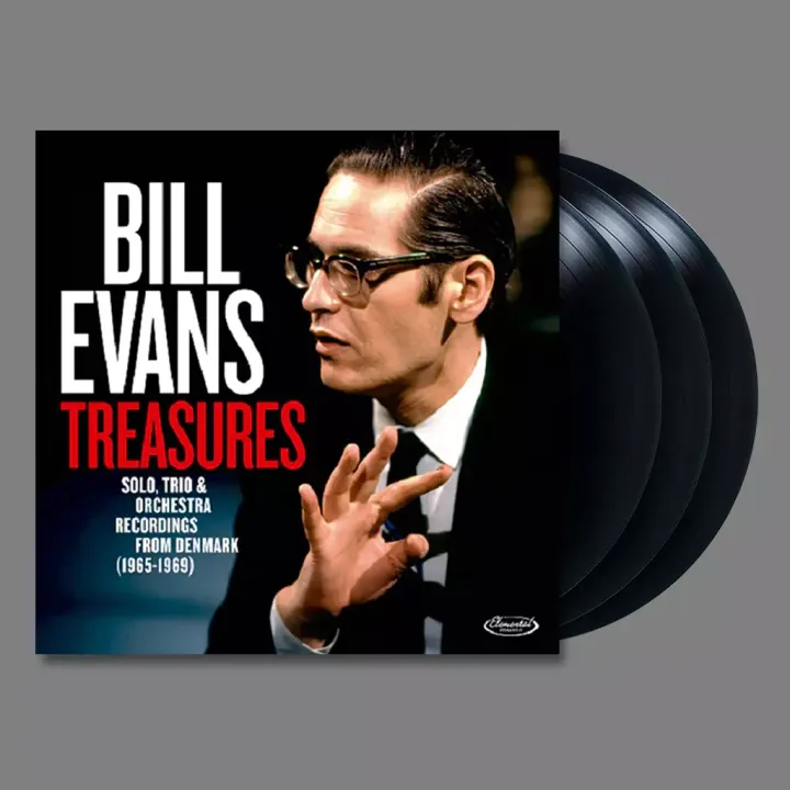 [LP] Bill EVANS Treasures: Solo Trio & Orchestra Recordings From Denmark 1965-1969 封面