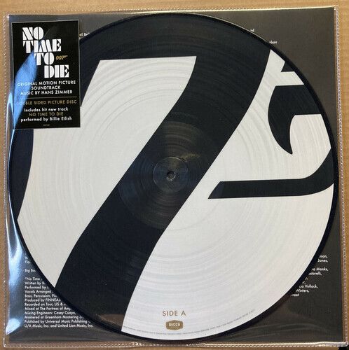 007-無暇赴死 No Time to Die （圖片限定彩膠｜黑膠唱片 LP） 封面