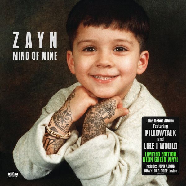 Zayn - Mind Of Mine (螢光綠膠｜黑膠唱片 LP) 內頁 1