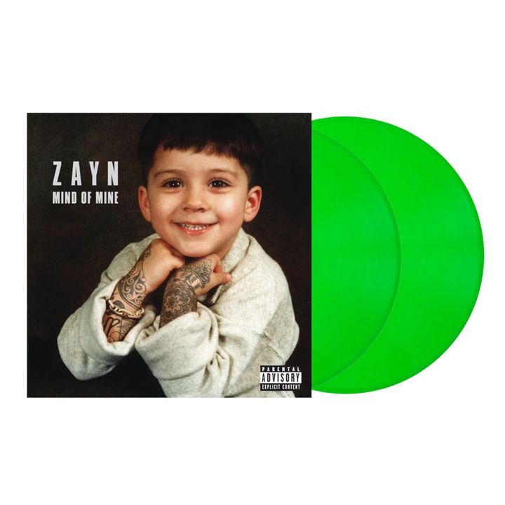 Zayn - Mind Of Mine (螢光綠膠｜黑膠唱片 LP) 封面