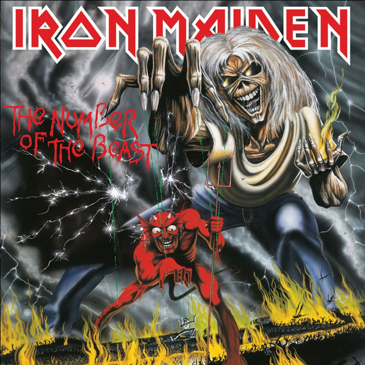 [LP] 鐵娘子 Iron Maiden- The Number Of The Beast 封面