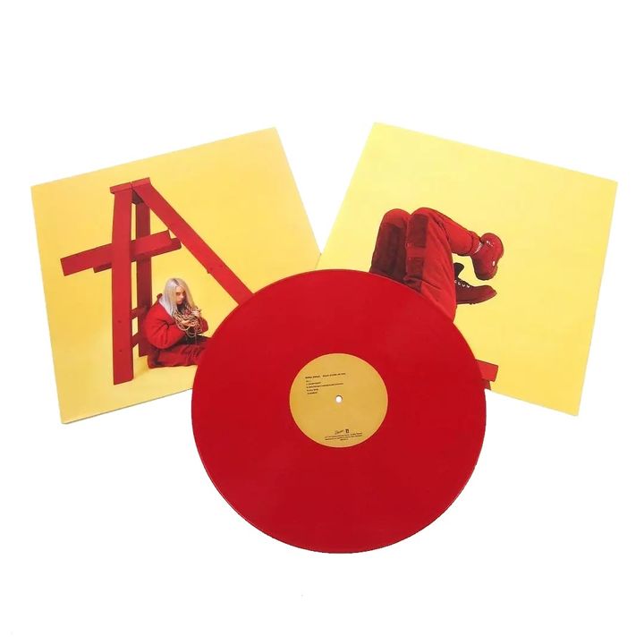 怪奇比莉 Billie Eilish- Don’t Smile At Me （紅膠｜黑膠唱片 LP） 內頁 1