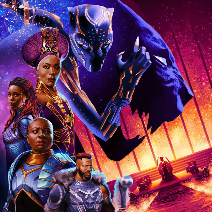 黑豹2 Wakanda Forever 2 原聲帶（黑膠唱片 LP） 封面