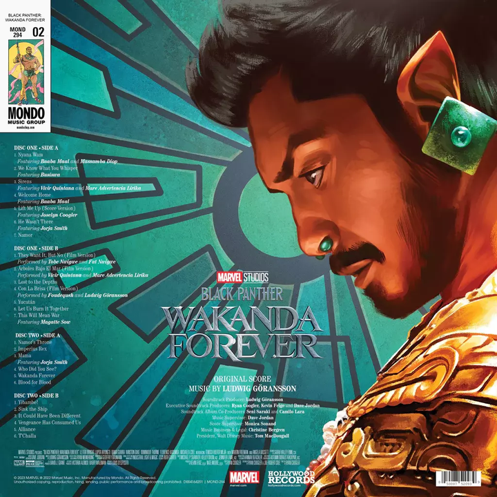 黑豹2 Wakanda Forever 2 原聲帶（黑膠唱片 LP） 內頁 1