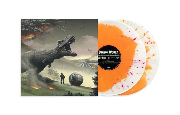 侏羅紀世界 Jurassic World：殞落國度 【雙色潑墨彩膠】（黑膠唱片 LP） 內頁 1