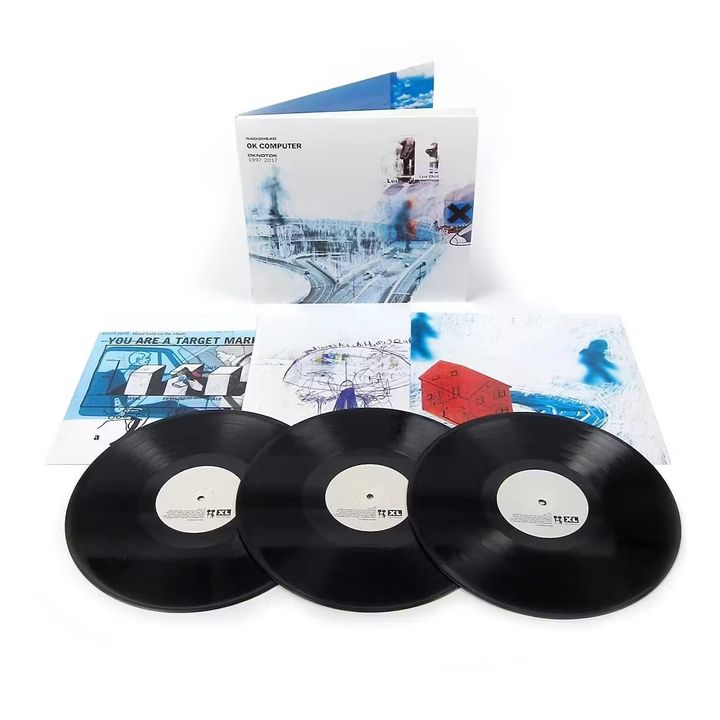 電台司令 Radiohead- Ok Computer Oknotok 1997 2017 （週年紀念款｜黑膠唱片 3LP） 封面