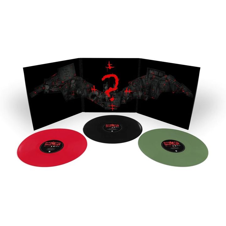 Batman 蝙蝠俠：謎語人 「羅伯派汀森」（三色彩膠｜稀有｜黑膠唱片 3LP） 內頁 1