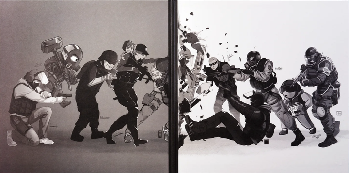 [LP] 湯姆克蘭西 虹彩六號 Tom Clancy's Rainbow Six Siege (5周年限量黑白膠2LP) 內頁 1