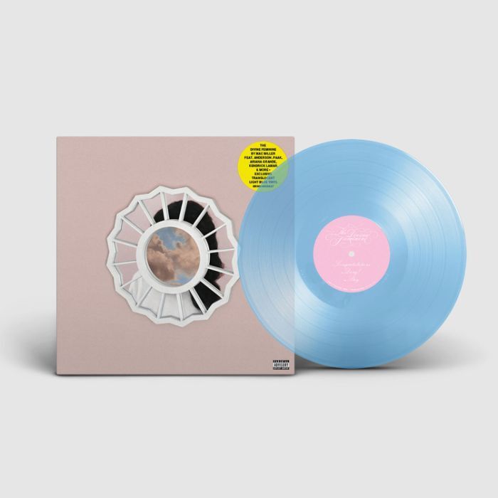 Mac Miller- The Divine Feminine（Indie 獨家版｜透明藍彩膠｜黑膠唱片 2LP） 封面