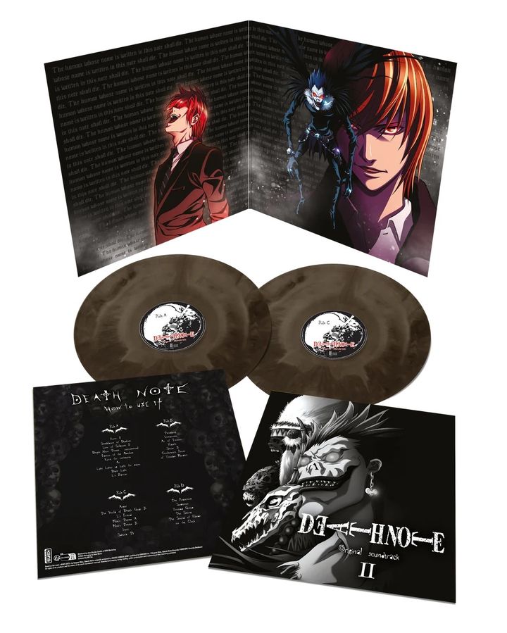 死亡筆記本 Vol 2 Death Note：決勝時刻 原聲帶（咖啡色彩膠｜黑膠唱片 2LP） 內頁 1