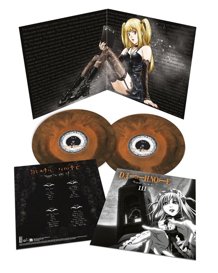 死亡筆記本3：L 改變世界 Death Note vol 3 原聲帶 （棕色彩膠｜黑膠唱片 2LP） 內頁 1