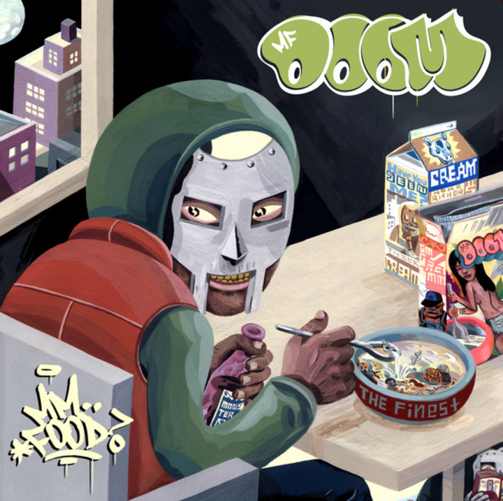 MF Doom- MM...Food (綠粉雙色彩膠, Indie 獨家｜黑膠唱片 LP) 封面