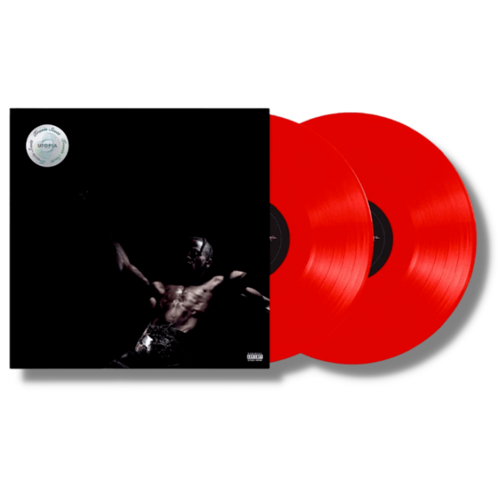 Travis Scott- Utopia （Indie 獨家款 紅膠｜獨家款數量有限｜黑膠唱片 2LP） 封面