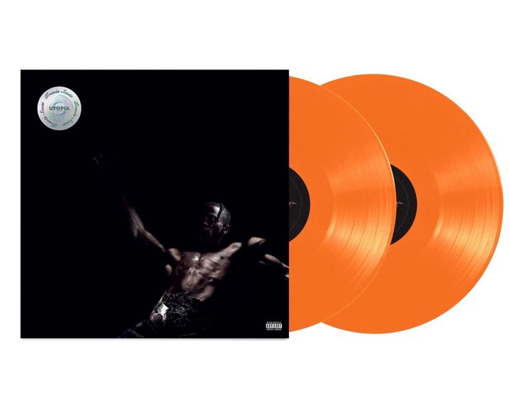 Travis Scott- Utopia （Indie 獨家款 橘膠｜獨家款數量有限｜黑膠唱片） 封面