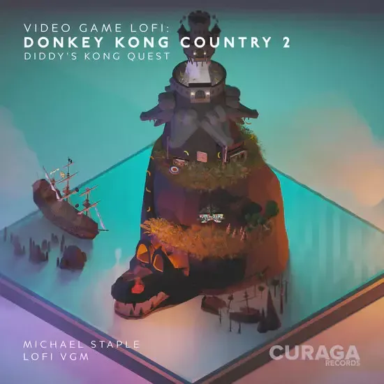 Video Game LoFi: Donkey Kong Country 2 （黑膠唱片 LP） 封面