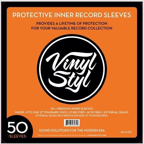 12寸 Vinyl Styl® 唱片內袋（方形裁切邊角） 封面