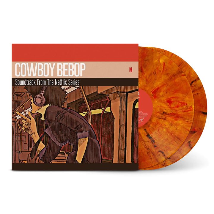 星際牛仔 Cowboy Bebop 原聲帶 (紅橘彩膠｜2LP 黑膠唱片) 內頁 1