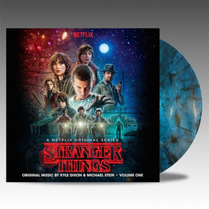 怪奇物語 Stranger Things（Netflix 影集原聲帶｜限量版 藍色彩膠｜黑膠唱片 2LP） 封面