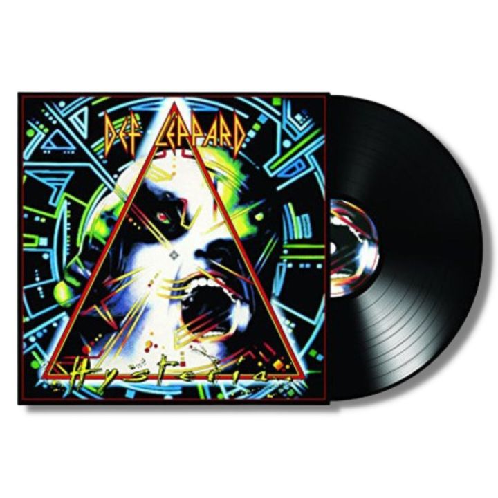Def Leppard 威豹樂隊- Hysteria（搖滾樂名人堂｜2LP 黑膠唱片） 封面